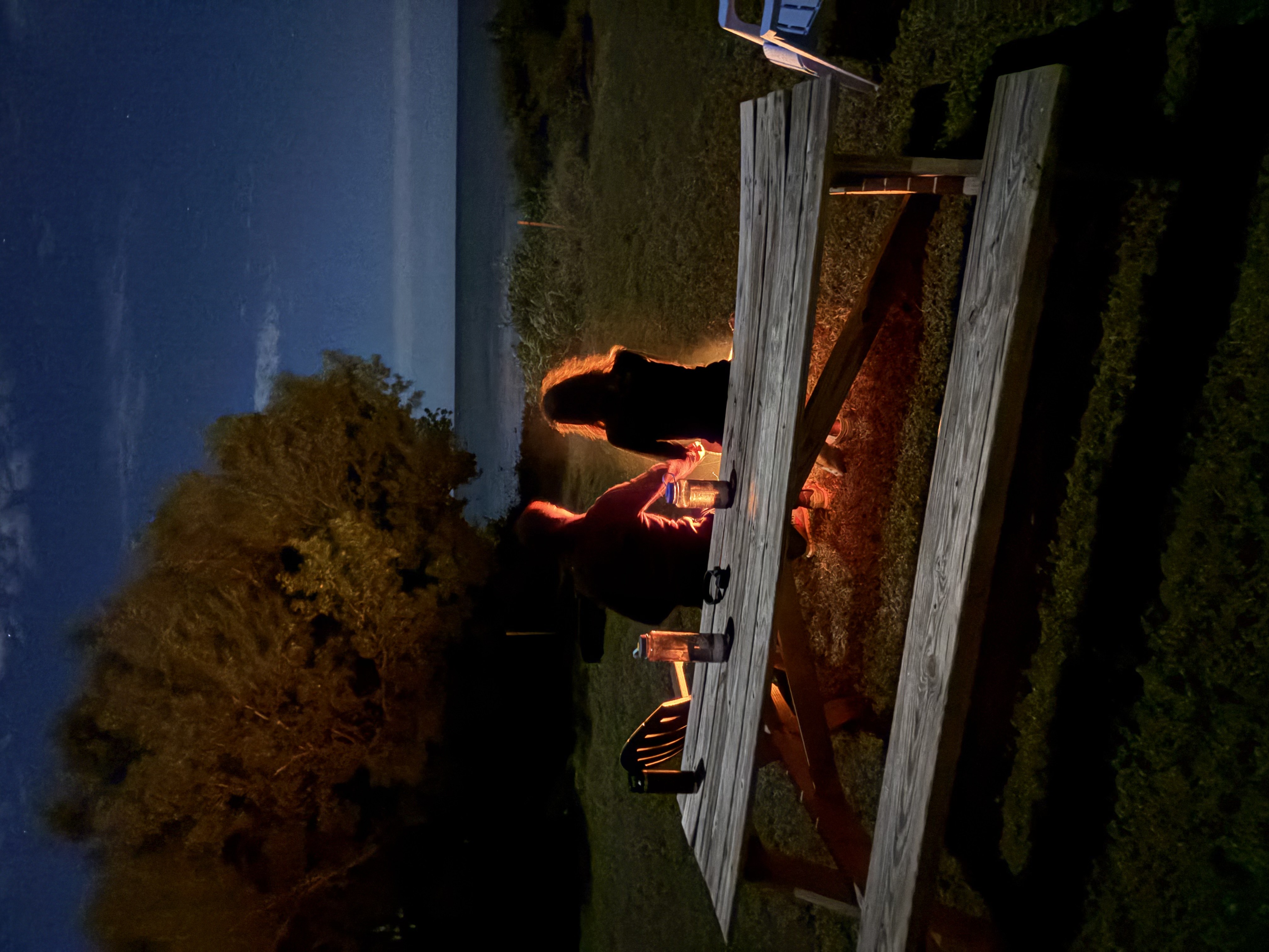 Our "glamp" site right on the water at Camp Sawyer near Big Pine Key