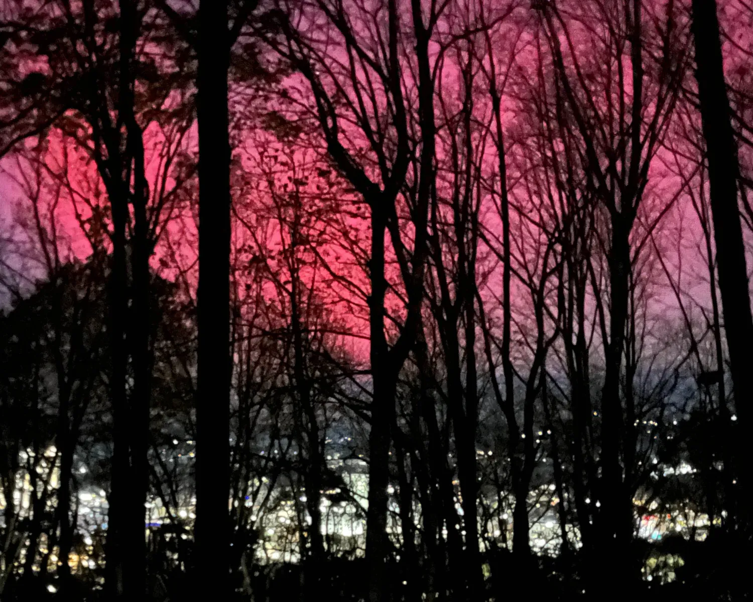 Northern Lights over Asheville