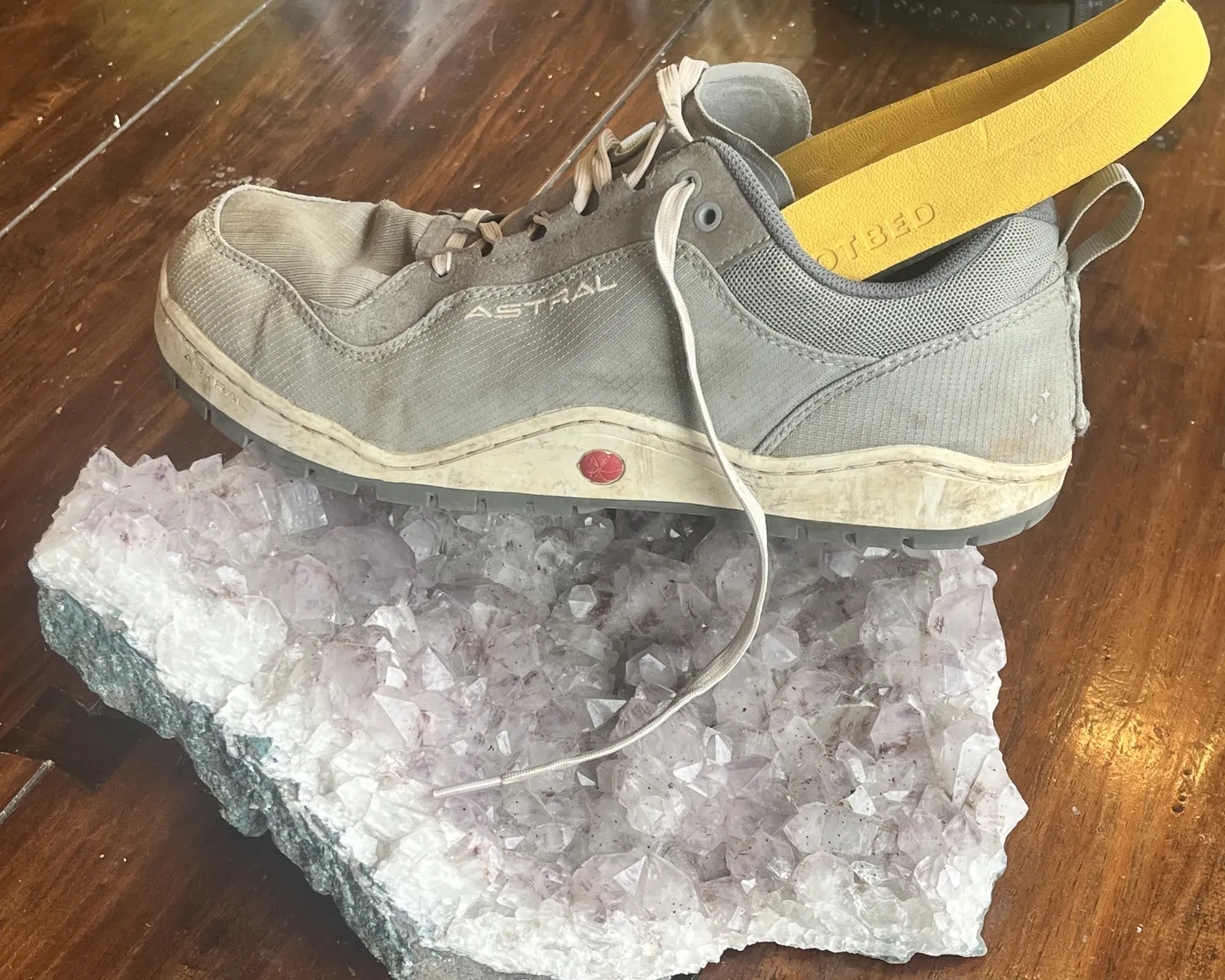 Hiking Shoes and Rocks